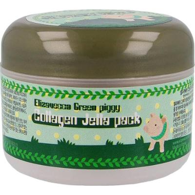 Elizavecca - Green Piggy Collagen Jella Pack, 100g - Maska do twarzy