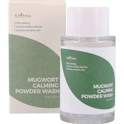 ISNTREE - Mugwort Calming Powder Wash, 15g - kojący puder do oczyszczania twarzy