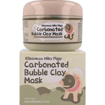 Elizavecca - Milka Piggy Carbonated Bubble Clay Mask, 100g - bąbelkowa maseczka oczyszczająca