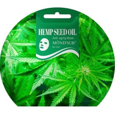 MOND'SUB - Hemp Seed Oil Anti-aging Mask, 23ml - maseczka w płachcie anti-aging
