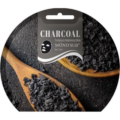 MOND'SUB - Charcoal Purfying & Brightening Mask, 23ml - oczyszczająco-rozjaśniająca maseczka w płachcie