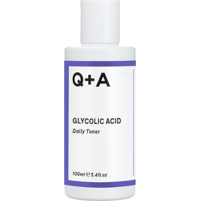 Q+A - Glycolic Acid Daily Toner, 100ml - złuszczający tonik do twarzy z kwasem glikolowym
