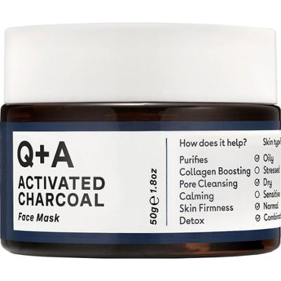 Q+A - Activated Charcoal Face Mask, 50ml - oczyszczająca maska z węglem aktywnym