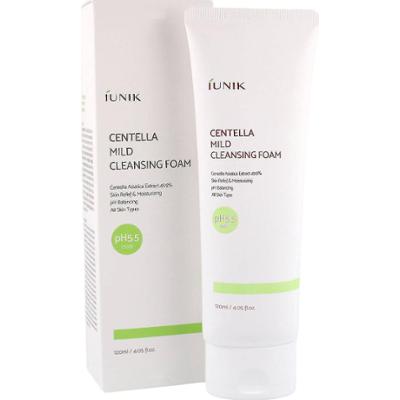 iUNIK - Centella Mild Cleansing Foam, 120 ml - łagodna pianka do oczyszczania twarzy