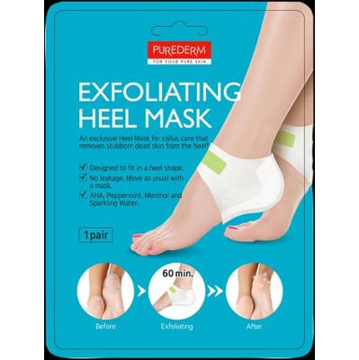PUREDERM - Exfoliating Heel Mask, 1 para - maska złuszczająca na pięty
