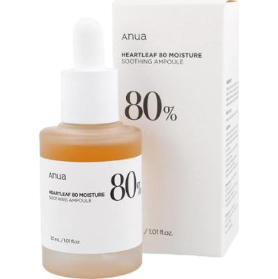 ANUA - Heartleaf 80% Ampoule, 30ml - kojące serum do twarzy