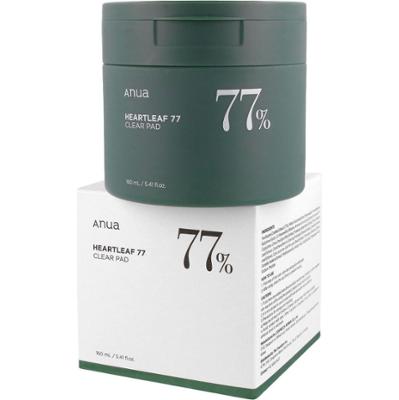 ANUA - Heartleaf 77% Clear Pad, 70szt. - płatki tonizujące do twarzy