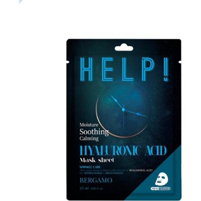 BERGAMO - HELP! Hyaluronic Acid Mask Sheet, 25ml - Nawilżająca maska w płachcie