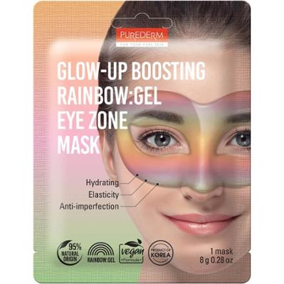 PUREDERM - Glow-Up Boosting Rainbow: Gel Eye Zone Mask, 8g - Hydrożelowa maska na oczy
