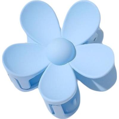 ECARLA - Spinka do włosów kwiat XL, niebieska