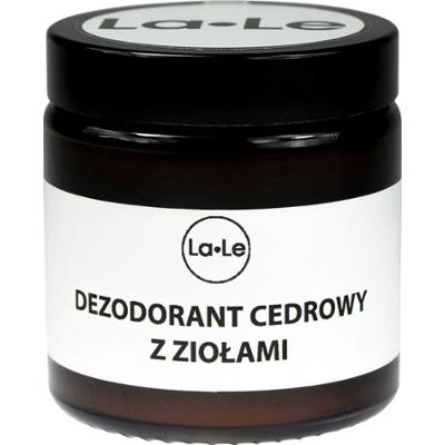 La-Le - Dezodorant cedrowy z ziołami, 120ml