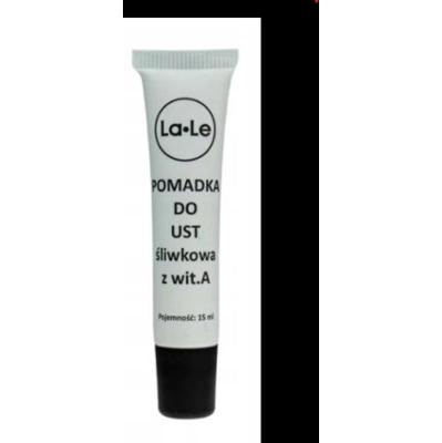 La-Le - Pomadka do ust śliwkowa z wit. A - tuba PCR, 15ml