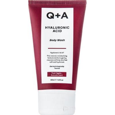 Q+A - MINI Hyaluronic Acid Body Wash, 50ml - Nawilżający żel do mycia ciała z kwasem hialuronowym