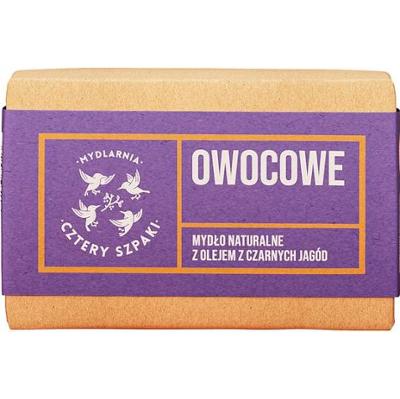 CZTERY SZPAKI - Mydło Owocowe w kostce, 110g