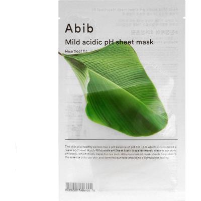 Abib - Mild Acidic pH Sheet Mask Heartleaf Fit, 30ml - kojąca maseczka do twarzy