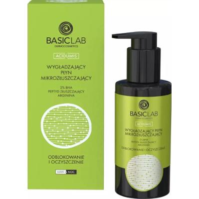 BASICLAB - Acidumis Wygładzający płyn mikrozłuszczający z 2% BHA i Tripeptydem złuszczającym, 100ml