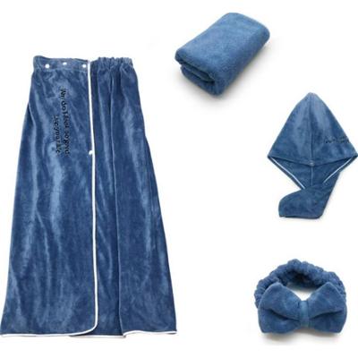 ECARLA - Zestaw kąpielowy SPA 4w1, niebieski