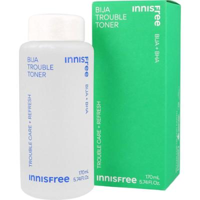 INNISFREE - Bija Trouble Toner, 170 ml - tonik do cery problematycznej