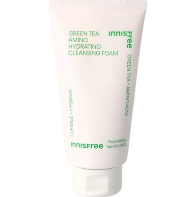 INNISFREE - GREEN TEA AMINO CLEANSING FOAM, 150g - Pianka oczyszczająca do mycia twarzy