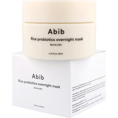 Abib - Rice Probiotics Overnight Mask Barrier Jelly, 80ml - nawilżająca maska do twarzy na noc