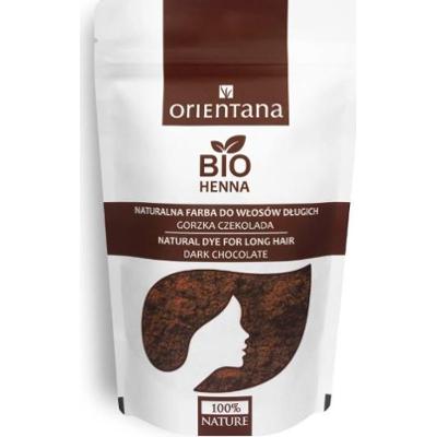 ORIENTANA - BIO HENNA Naturalna farba do włosów długich GORZKA CZEKOLADA, 100g