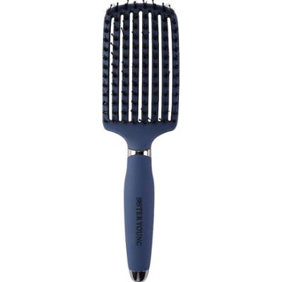SISTER YOUNG - OVIA BLUE BV - Szczotka do Włosów z Naturalnego Włosia Dzika z Wentylacją Niebieska