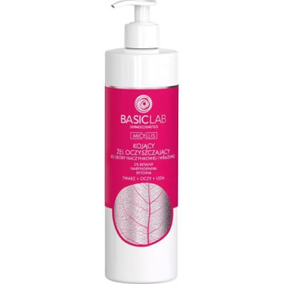 BASICLAB - Micellis Kojący żel oczyszczający do skóry naczynkowej i wrażliwej, 300ml