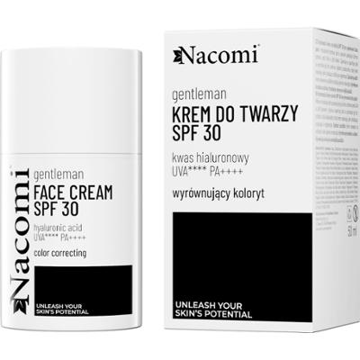 NACOMI - GentleMan - Nawilżający krem do twarzy, wyrównujący koloryt skóry SPF 30, 50ml