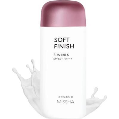 MISSHA ALL AROUND SAFE BLOCK SOFT FINISH SUN MILK SPF50+ PA+++ - mleczko ochronne z wysokim filtrem SPF