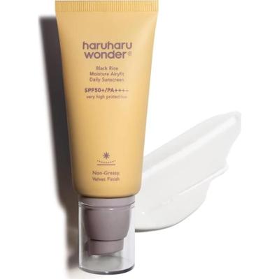 Haruharu Wonder - Black Rice Moisture Airyfit Daily Sunscreen SPF50+/PA++++ Nawilżający Krem z Filtrem, 50ml
