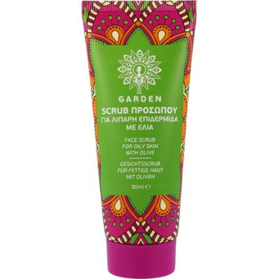 GARDEN FACE SCRUB PURIFYING OLIVE = peeling do twarzy oliwkowy, 50ml