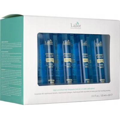 LADOR - Perfect Hair Fill-Up - Odbudowująca Kuracja do Włosów, 13ml x 10 ampułek