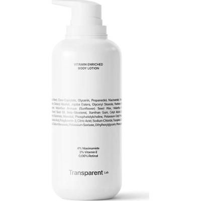 Transparent Lab - Vitamin Enriched Body Lotion - Kuracja do ciała z retinalem, 400ml