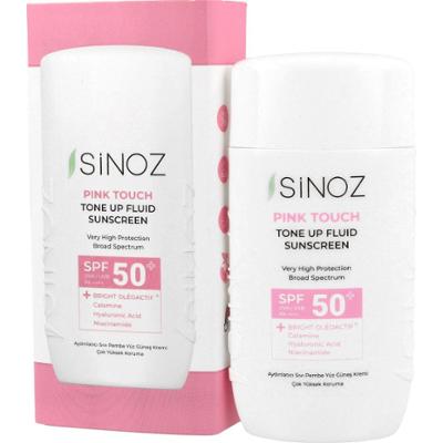 Sinoz - Pink Touch Tone Up Fluid Sunscreen SPF50+ / PA++++, 50ml