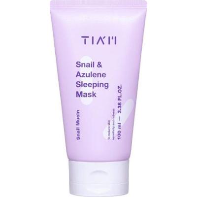 TIAM - (Tube) Snail & Azulene Sleeping Mask, 100ml - nawilżająca maska na noc z azulenem