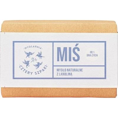 CZTERY SZPAKI - Mydło Miś z Lanoliną, 110g