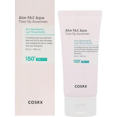 COSRX - Aloe 54.2 Aqua Tone-Up Sunscreen, 50ml - lekki krem tone-up z filtrem SPF 50+/PA++++