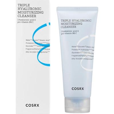 COSRX - Hydrium Triple Hyaluronic Moisture Cleanser, 150ml - nawilżająca pianka do mycia twarzy