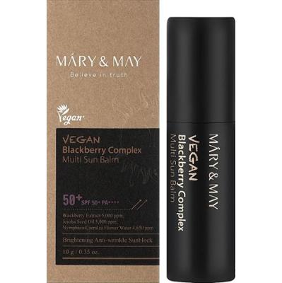 Mary&May - Vegan Blackberry Complex Multi Sun balm SPF50+ PA++++, 10g - stick przeciwsłoneczny