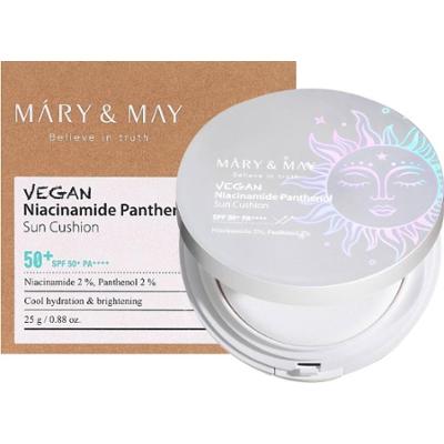 Mary&May - Vegan Niacinamide Panthenol Sun Cushion SPF50+ PA++++, 25g - krem z filtrem w formie cushion