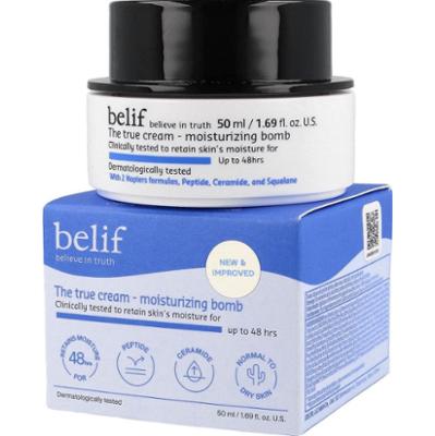 Belif - The True Cream Moisturizing Bomb, 50ml - Łagodząco-nawilżający krem do twarzy