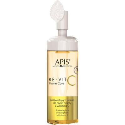 APIS - RE-VIT C HOME CARE, Rozświetlająca pianka do mycia twarzy z witaminą C, 150 ml