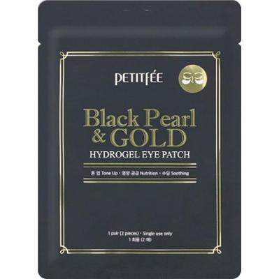 Petitfee - Black Pearl & Gold Hydrogel Eye Patch, 1 szt. - hydrożelowe płatki pod oczy