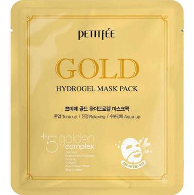 Petitfee - Gold Hydrogel Mask Pack, 32 g - hydrożelowa maska ze złotem
