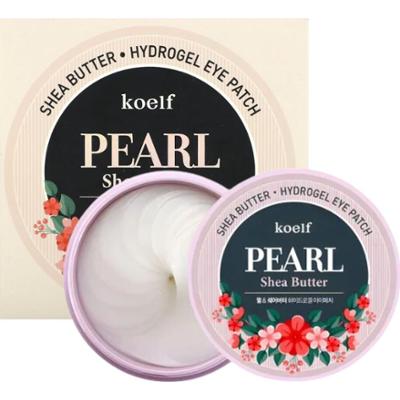 Petitfee - Koelf Pearl & Shea Butter Hydrogel Eye Patch, 60szt. - hydrożelowe płatki pod oczy
