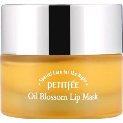 Petitfee - Oil Blossom Lip Mask Sea Buckthorn Oil, 15g - całonocna maseczka do ust