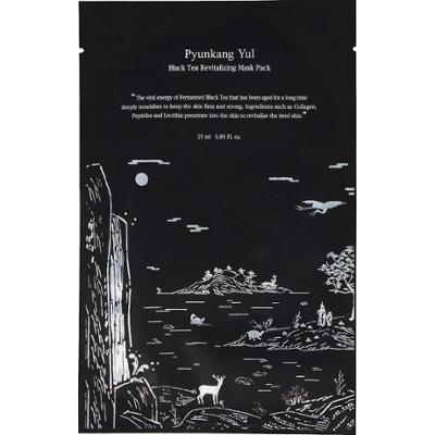 Pyunkang Yul - Black Tea Revitalizing Mask Pack, 25ml - regenerująca maska w płachcie