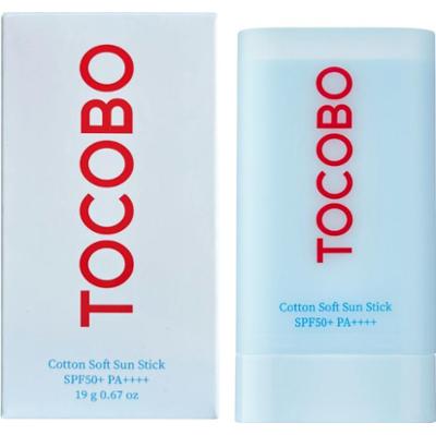 TOCOBO - Cotton Soft Sun Stick SPF50+ PA++++ - krem z filtrem SPF w sztyfcie