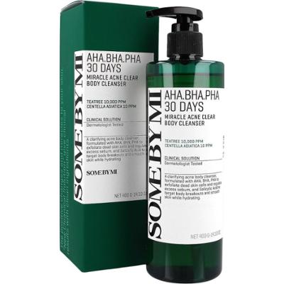 SOME BY MI - AHA BHA PHA 30 Days Miracle Clear Body Cleanser, 400g - żel do mycia ciała dla skóry trądzikowej
