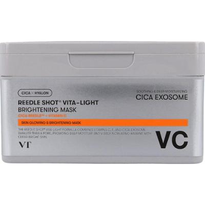 VT COSMETICS - Reedle Shot Vita-Light Brightening Mask 20 sztuk - rozjaśniające maski w płachcie z wit. C